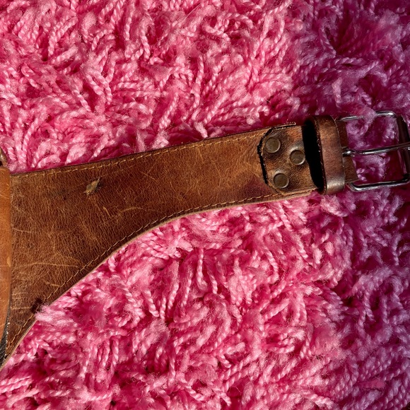 Argentinian Leather Textile Festival Utility Pocket Belt main image 4